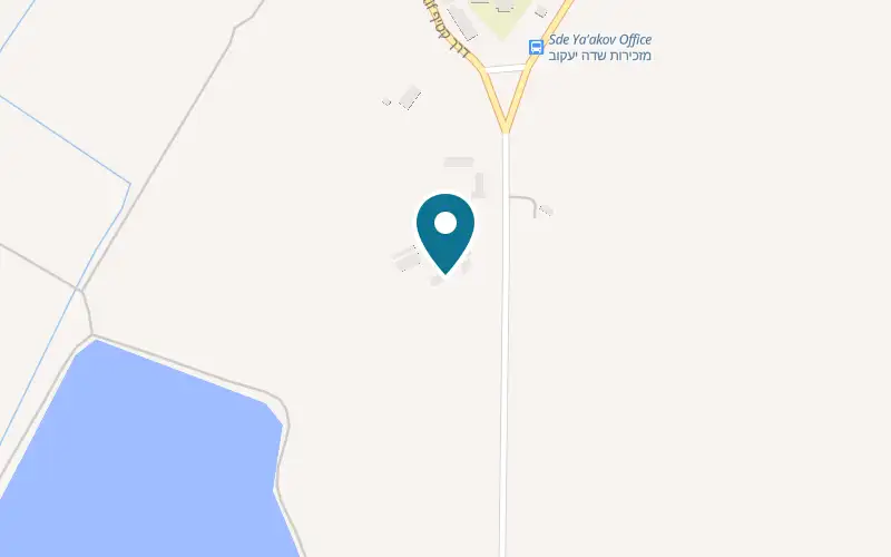 Map showing Sadot Winery at 5 Derech HaMeyasdim, Sde Ya'akov, Sde Ya'akov