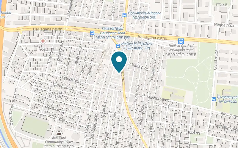 Map showing Shini Gold & Diamonds at 28 Etzel Street, Tel Aviv-Yafo