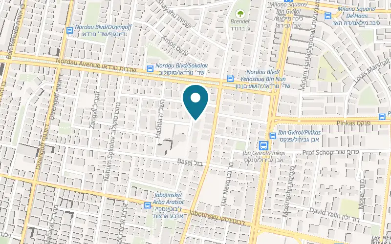 Map showing Shoppu at 24 Ashtori HaPirhi Street, Tel Aviv-Yafo