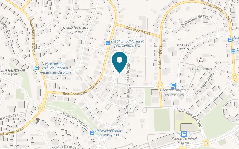 Map showing Sol at 45 Shmuel HaNagid Street, Ramat HaSharon