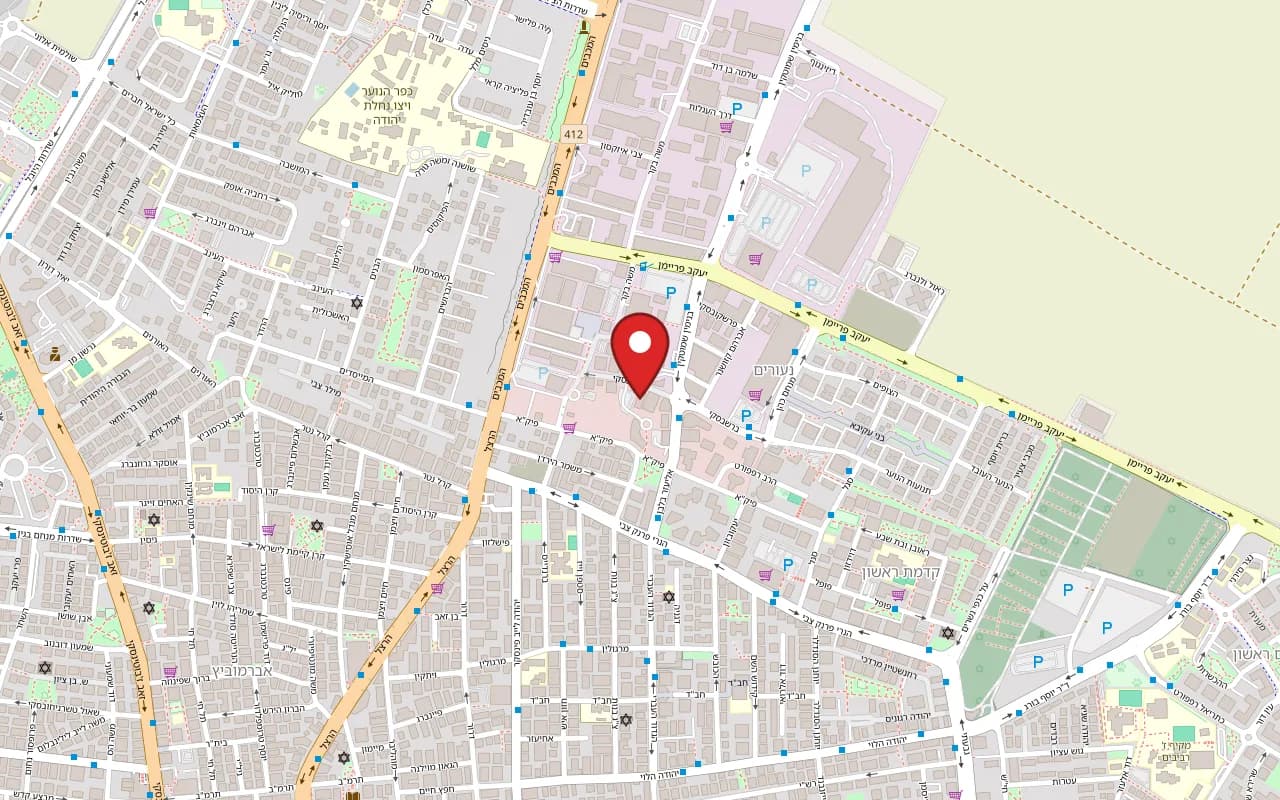 Map showing Sorento at 8 Barshavski Street, Rishon LeZion, Rishon LeZion