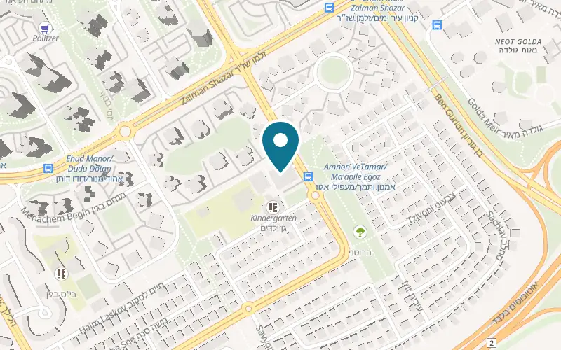 Map showing STEPS at 6 Amnon VeTamar Street, Poleg mall, 2nd floor, Netanya