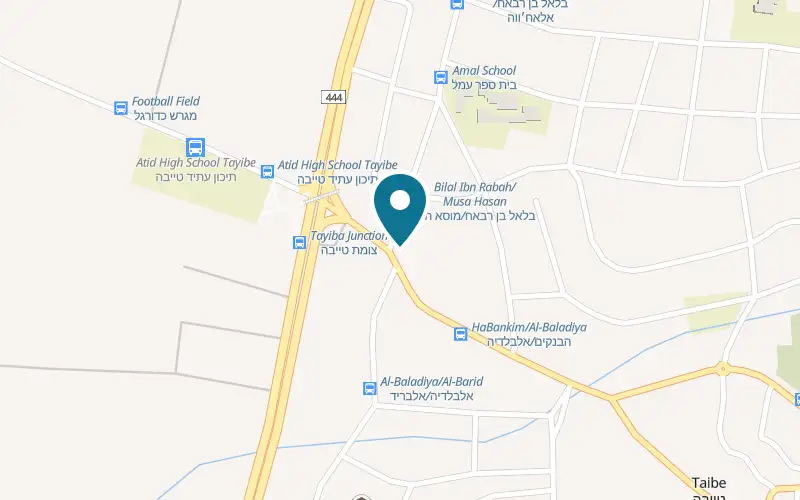 Map showing Sweet Delight at 2 Bilal bin Rabah Street, Taibe
