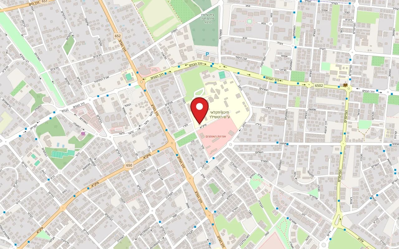 Map showing Thai Underground at 1 HaHagana Street, Pardes Hanna-Karkur