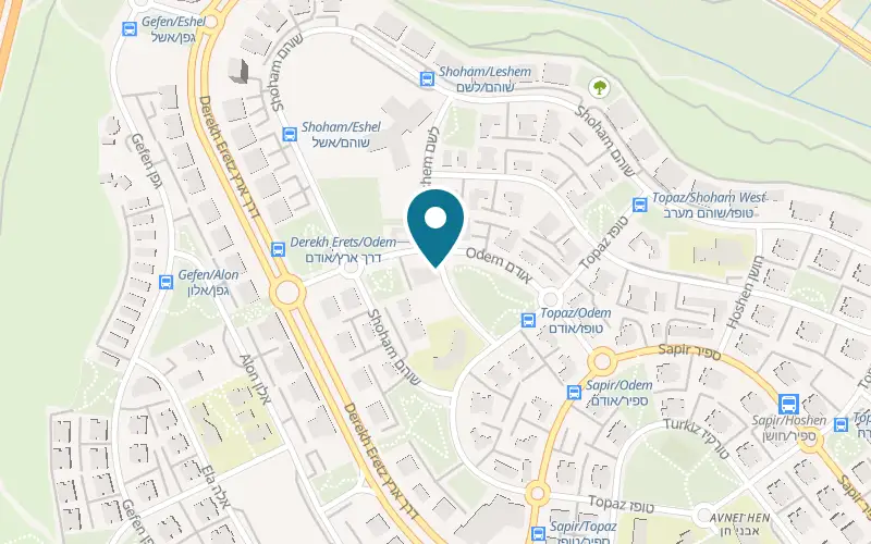 Map showing The Burgers at 6 Odem Street, Harish