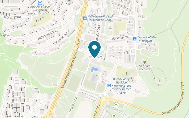 Map showing Top Club Country Club at 113 Tzahal Street, Karmiel