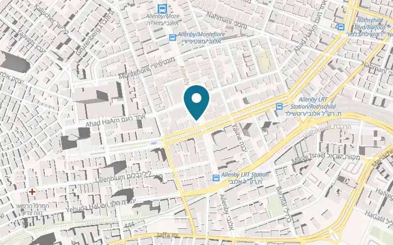 Map showing Townhouse Tel Aviv at 32 Yavne Street, Tel Aviv-Yafo