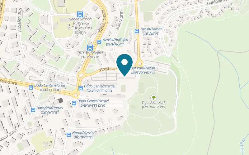 Map showing Venaro at 8A Tirosh Street, at the Nofark car park, Nof HaGalil