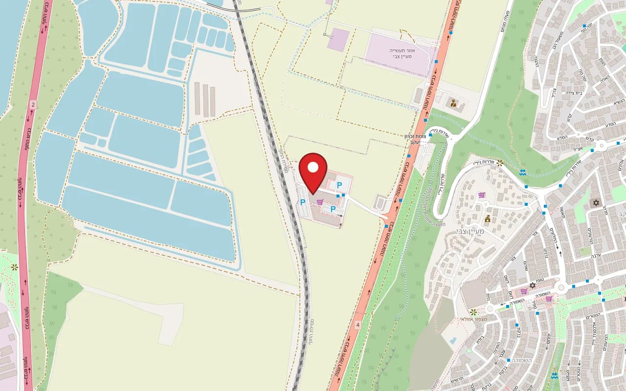 Map showing Vivino at Mall Zichron, Yes Planet complex, Zichron Yaakov