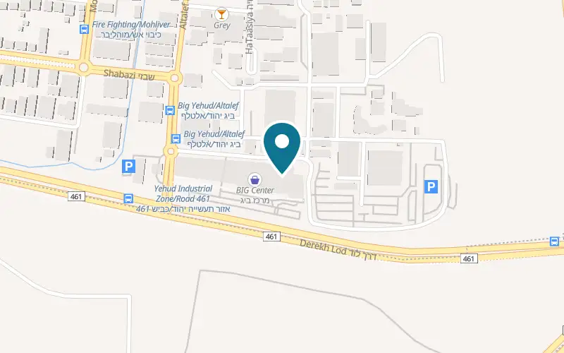 Map showing Wine Man at 4 Altalef Street, Yehud