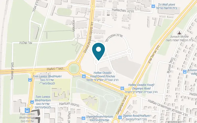 Map showing Wonder Fitness at 6 Pinchas Balkani Street, Kiryat HaSharon, Netanya