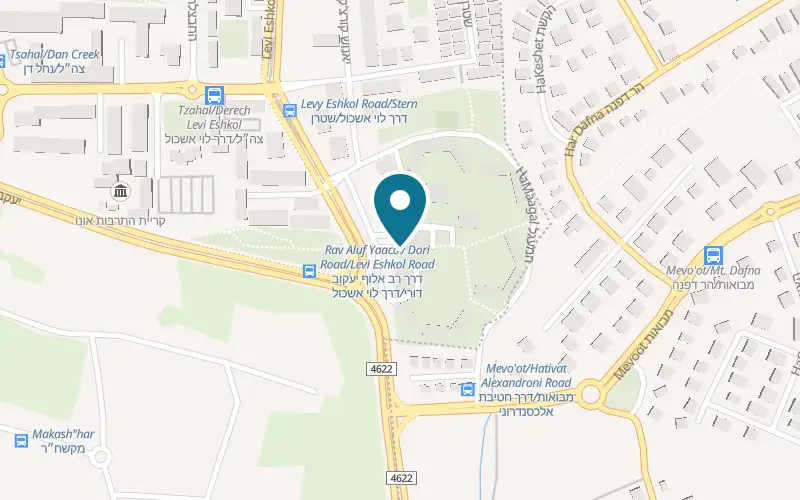Map showing Yoji Rimon at 58 HaMaagal Street, Rimon shopping centre, Kiryat Ono