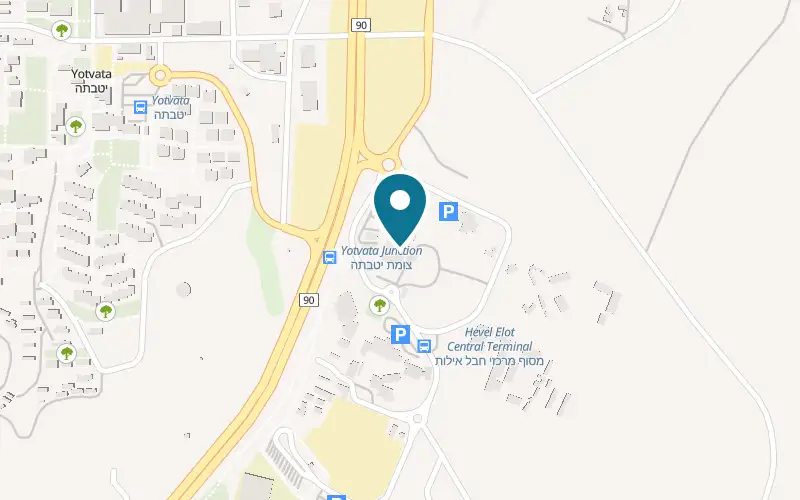Map showing Yotvata Inn at Kibbutz Yotvata, Yotvata