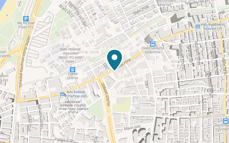Map showing 101 Brand Jeans at 32 Eilat Street, Tel Aviv-Yafo