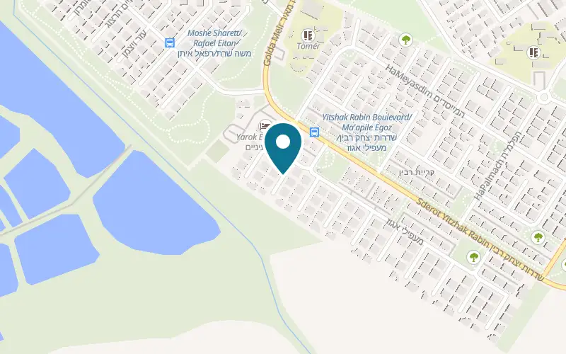 Map showing Adel Suite at 7 Tzur Tzvi Street, Beit She'an
