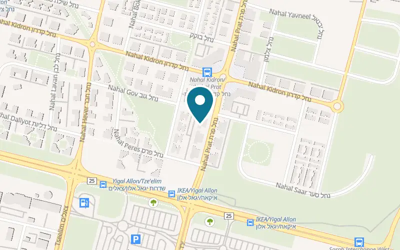 Map showing Adriano at 11 Nahal Prat Street, Beer Sheva