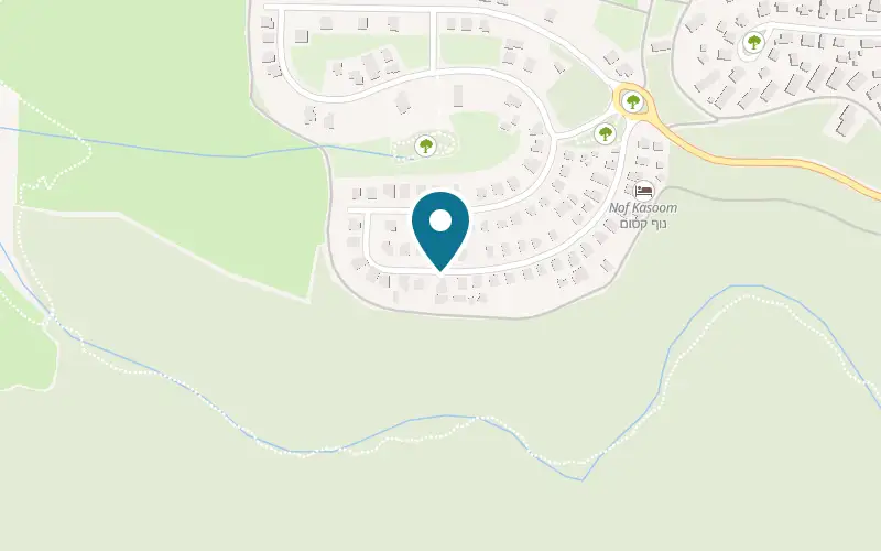 Map showing Ahuzat Ktamar Yifrah at Moshav Ya'ara, Western Galilee, Ya'ara