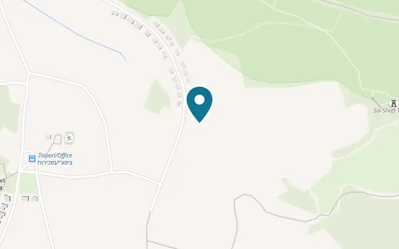 Map showing Ahuzat Tzippori at Ahuzat Tzippori, Moshav Tzippori, Tzippori