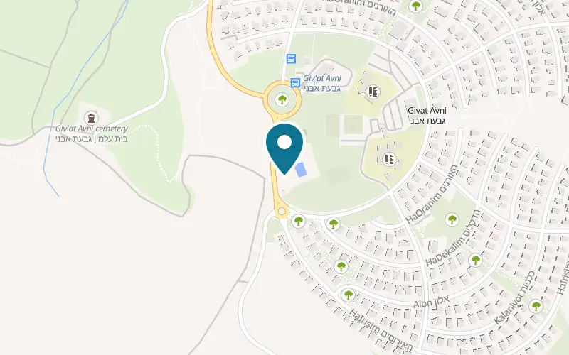 Map showing Aiysha BaGiva at The swimming pool compound, Giv'at Avni