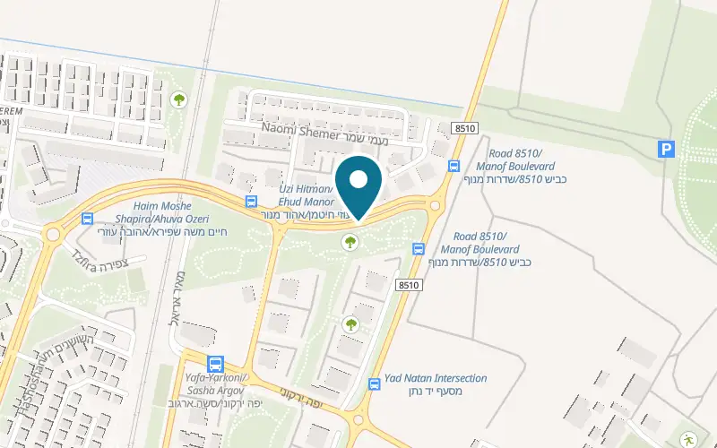 Map showing Algo Dulce at 3A Uzi Hitman Street, Acre