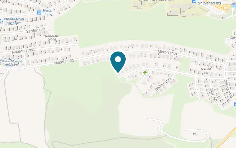 Map showing Alonella Suites at 45 Adir Street, Kfar Vradim