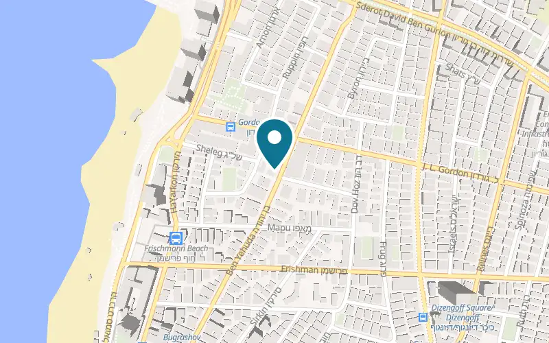 Map showing Amarilis at 81 Ben Yehuda Street, Tel Aviv-Yafo