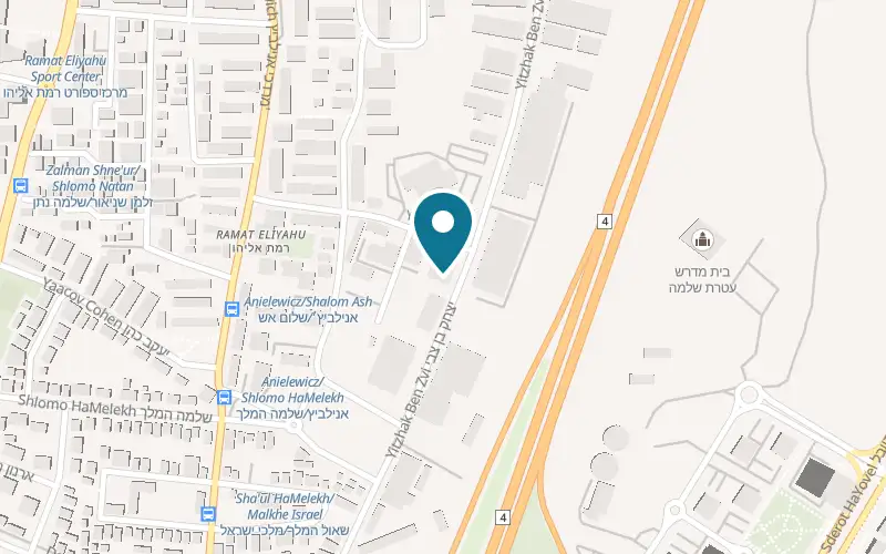 Map showing Ambat4U at 23 Yitzhak Ben Zvi Street, Rishon LeZion