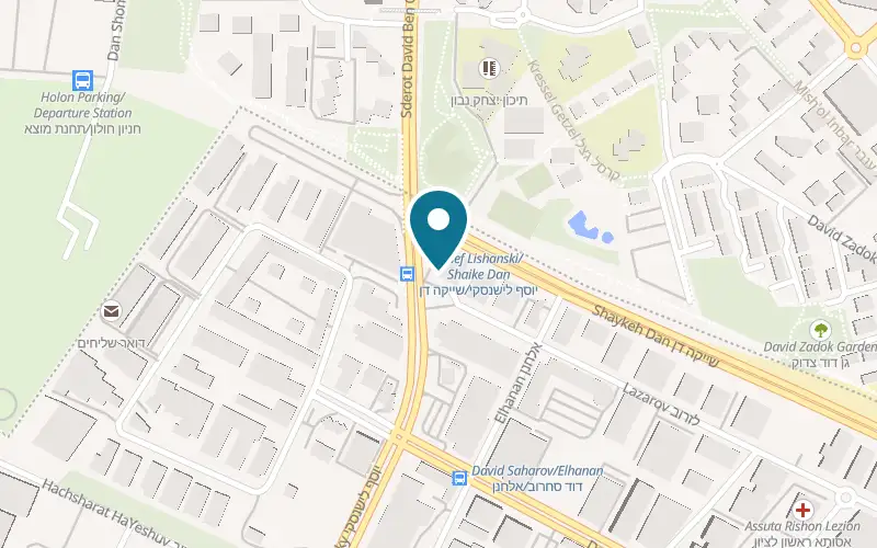 Map showing Anak Electric at 22 Lishansky Street, Rishon LeZion