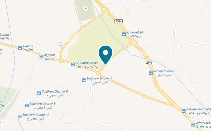 Map showing Antico at 12 Khalil al-Sakakini Street, Ar'ara