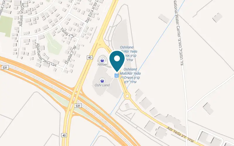 Map showing Ariana Meat & Wine at 4 Atirei Yeda Street, Kfar Saba