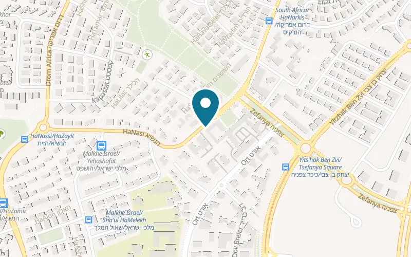 Map showing Aristo Caffe at 3 HaNasi Street, Afridar, Ashkelon