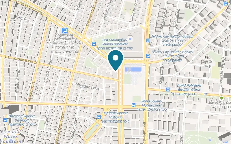 Map showing Art Java at 17 Malkhei Israel Street, Tel Aviv-Yafo