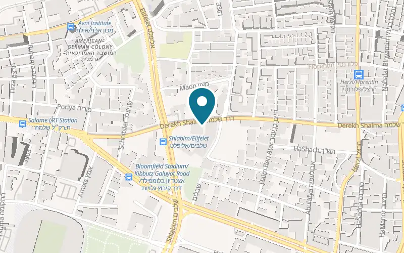Map showing Ashkelon Polymers at 40 Shalma Road, Tel Aviv-Yafo