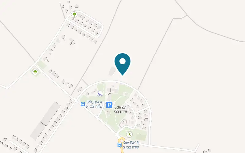 Map showing Atnachta BaSade at Moshav Sde Tzvi, Sde Tzvi