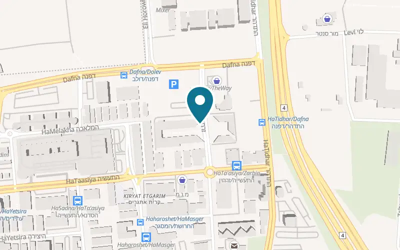 Map showing Augustine at 13 Zarhin Street, Ra'anana