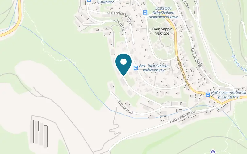 Map showing Ayanot Sapir at 35 Agat Street, Even Sapir, Even Sapir