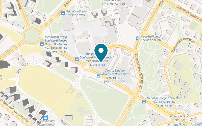 Map showing Bada Boom at 5 HaGdud HaIvri Street, Gan HaIr, Ashdod