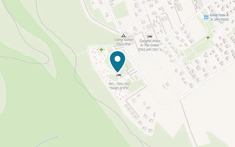 Map showing Bai Gali at Moshav Givat Yoav, Givat Yoav