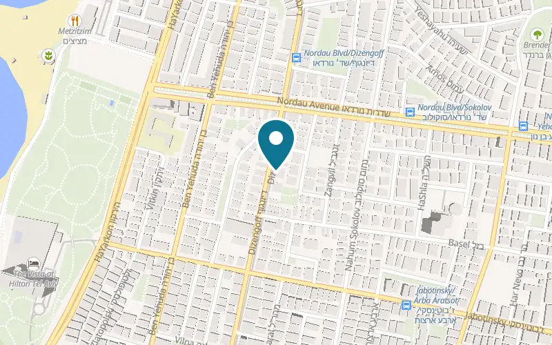 Map showing Bakery at 260 Dizengoff Street, Tel Aviv-Yafo