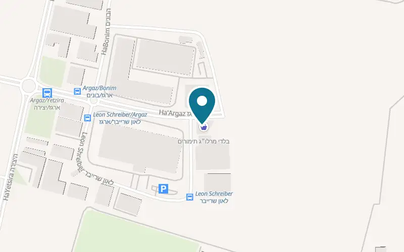 Map showing Baladi Factory Shop at 1 Aharon Dahbani Street, Timorim industrial zone, Kiryat Malachi