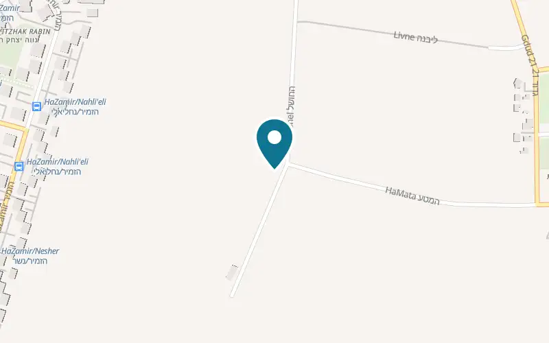 Map showing Bar-On Vacation Resort at 27 Derech HaHoshel, Moshav Ben Ami, Ben Ami