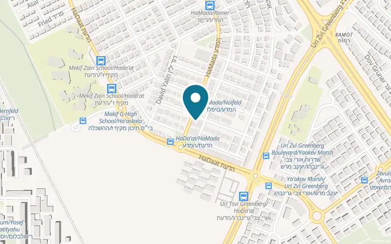 Map showing Barber 7 Ramot at 10 HaMada Street, Ramot, Beer Sheva
