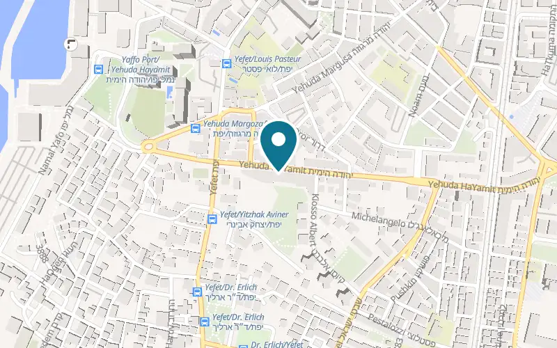 Map showing BathLine at 55 Yehuda HaYamit Street, Tel Aviv-Yafo