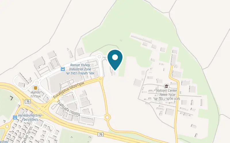 Map showing Beit HaMarzeach at Horesh HaAlonim Street, Ramat Yishai industrial zone, Ramat Yishai