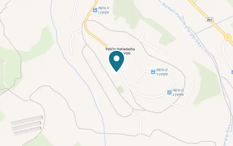 Map showing Betzel HaAlon at Plot 95, Moshav Peki'in HaHadasha, Peki'in HaHadasha