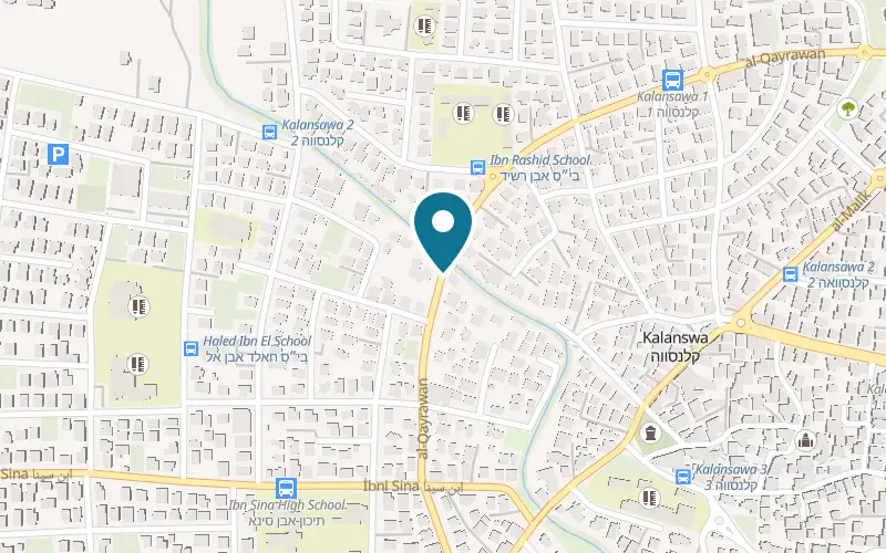 Map showing Bonjour Weesam at Plus code 7XPG+9Q5, Qalansawe, Qalansawe