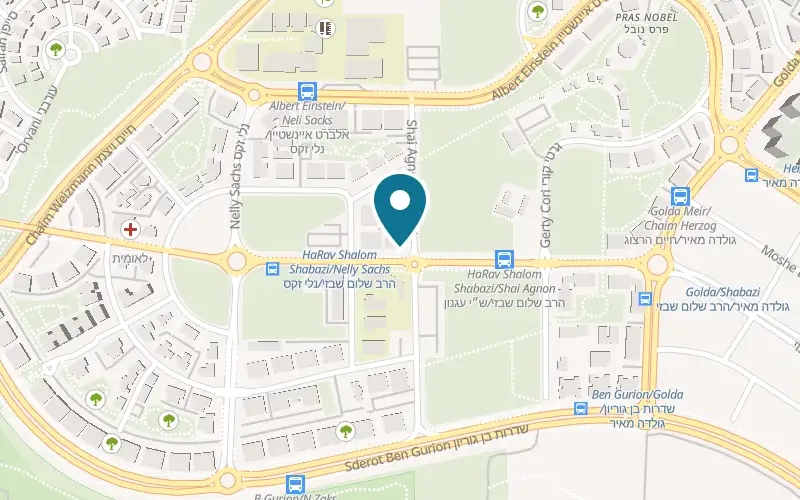 Map showing Boutique Central at 187 HaRav Shalom Shabazi Street, Rosh HaAyin