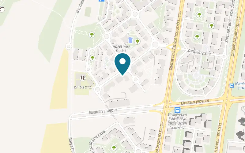 Map showing Brows & Lashes TLV at 8 Yehezkel Streichman Street, Tel Aviv-Yafo