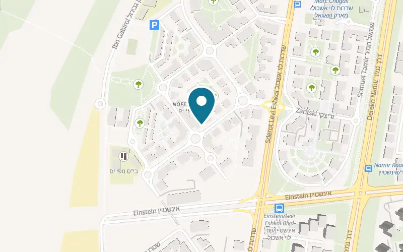 Map showing Buby Bloom at 9 Yehezkel Strichman Street, Tel Aviv-Yafo