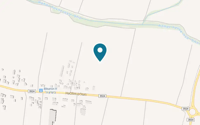 Map showing The Buffalo Farm at 85 HaMeyasdim Street, Moshav Bitzaron, Bitzaron
